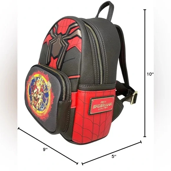 Spider-Man No Way Home NWT LoungeFly Backpack - Picture 11 of 11
